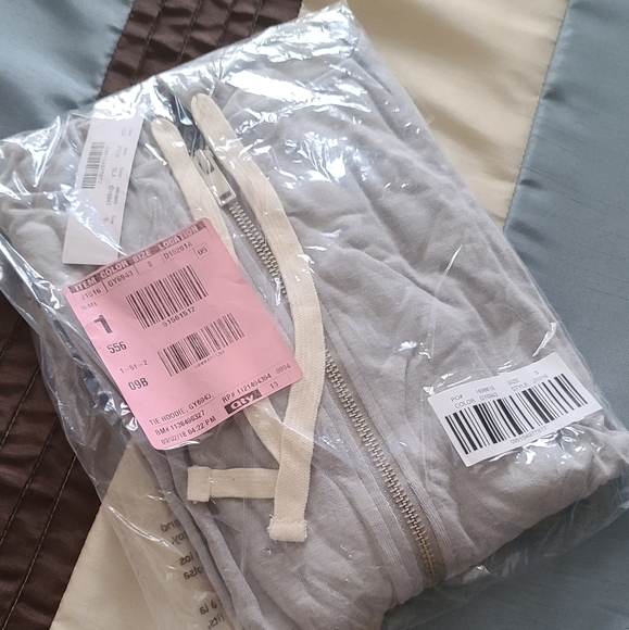 J. Crew Drawstring Zip-Up Hoodie Sweatshirt - Picture 7 of 7